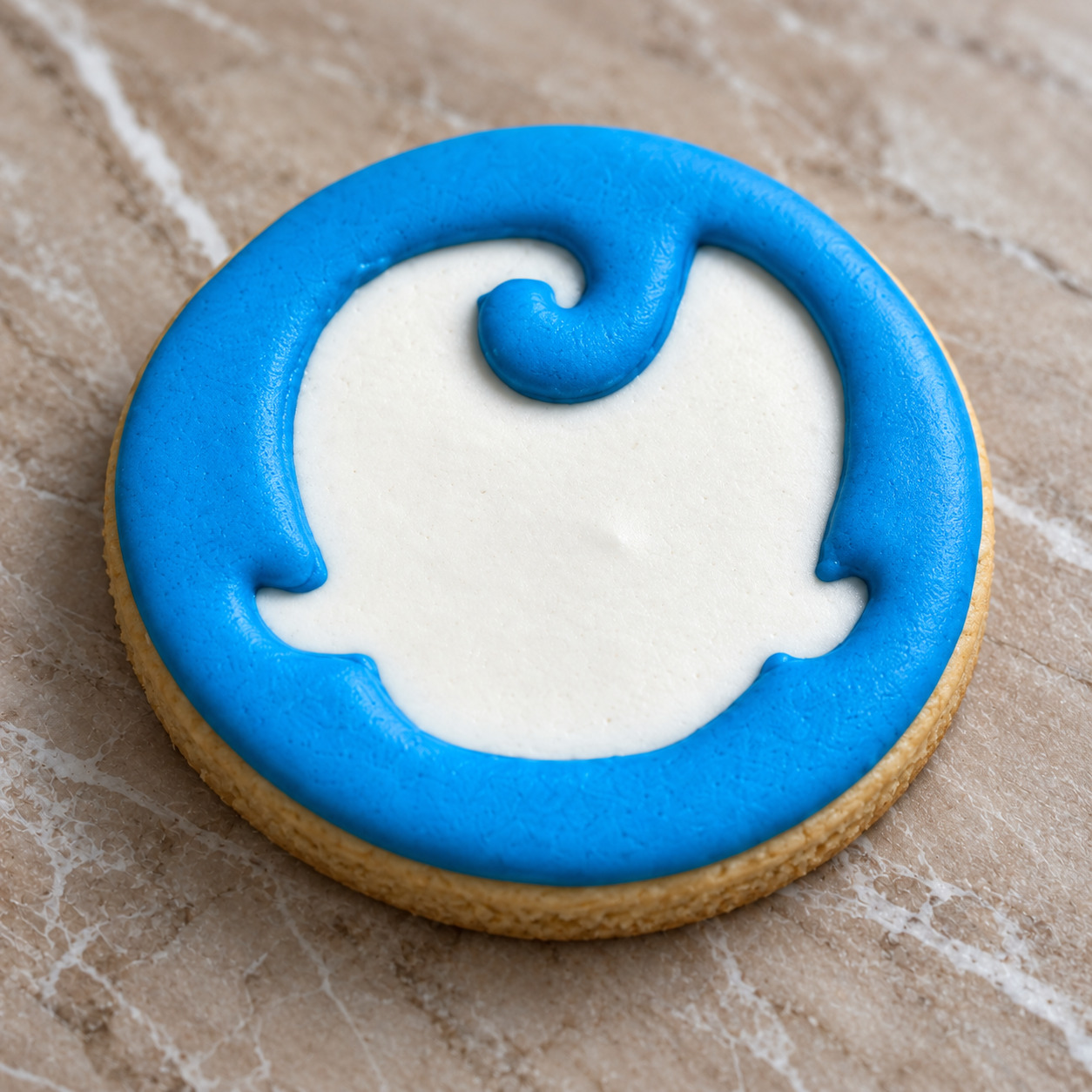 Patron Bebek İlk Yaş royal icing kurabiye seti detay 1